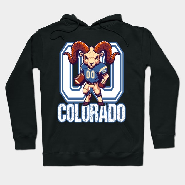 Colorado Football Hoodie by Outrageous Flavors